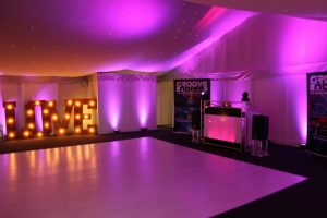 Combermere Abbey Wedding DJ Rig
