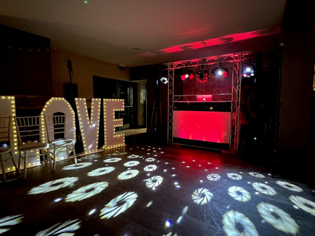 Grantham Wedding DJ Grantham Setup